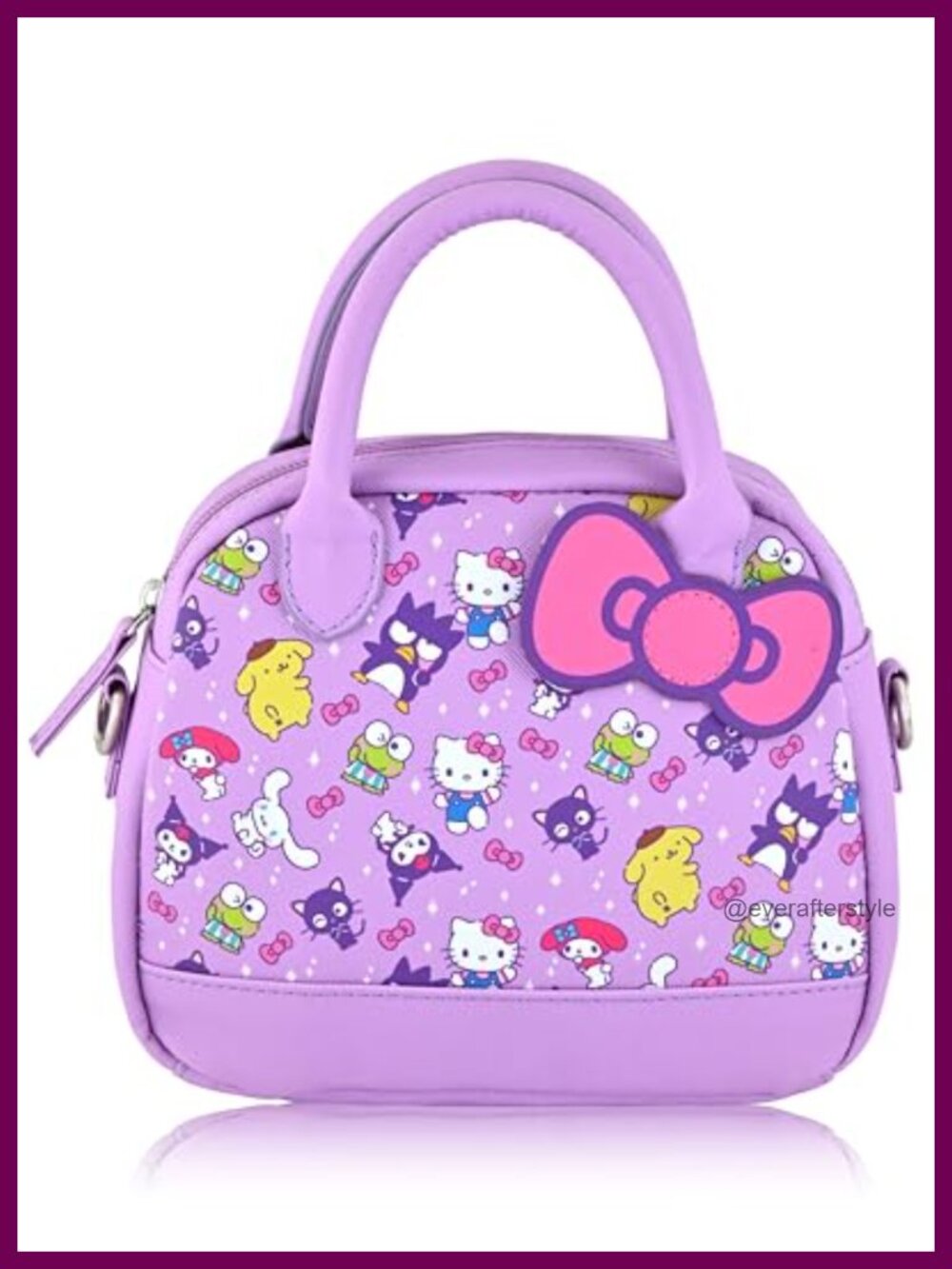 Sanrio Hello Kitty Mini Purse Crossbody Handbag for Women Leather Shoulder Bag